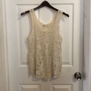 Lace tank top